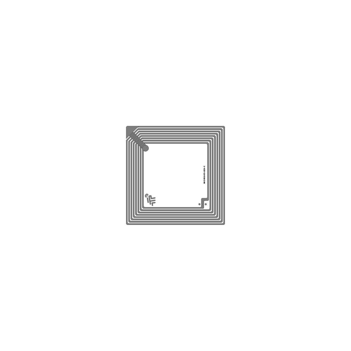 RFID Tag – Book 50x50 - (VE 12.000 Tags)