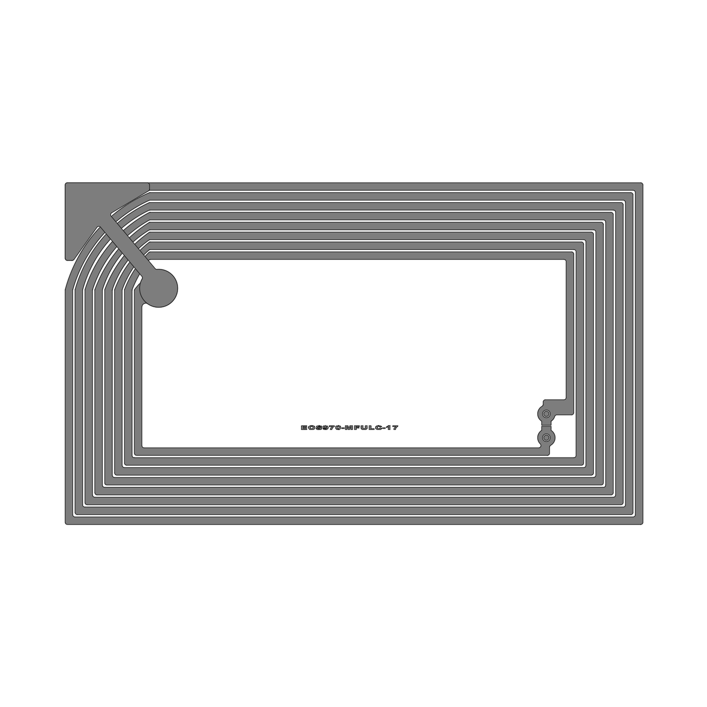 RFID Tag – Book 50x80 - (VE 9.000 Tags)